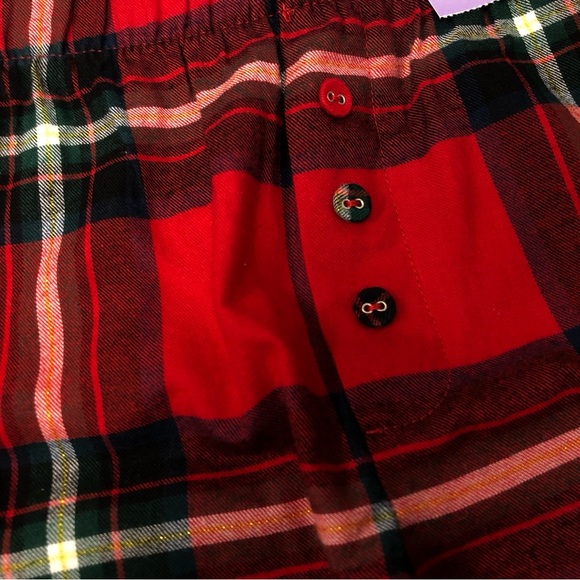 Plaid Lightweight Flannel Womens Pajama Shorts, Sz Large, New. - Picture 3 of 7